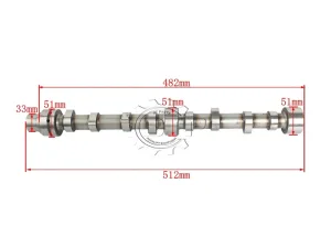 Trục cam xe nâng 13511-78700-71
