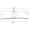 Dây ga xe nâng 18201-GG11A