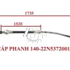 Dây thắng tay xe nâng 22N53-72001