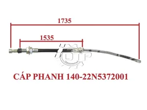 Dây thắng tay xe nâng 22N53-72001