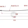 Dây ga xe nâng 235C5-22021