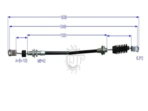 Dây ga xe nâng 242F5-22001