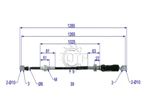 Dây số xe nâng 33570-26600-71