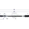 Dây số xe nâng 37B-1CJ-5010