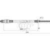 Dây thắng tay xe nâng 3EB-30-11231