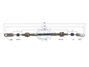 Dây ly hợp xe nâng 3EB-36-31410
