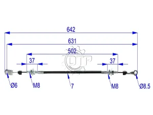 Dây ly hợp xe nâng 3EB-36-41350