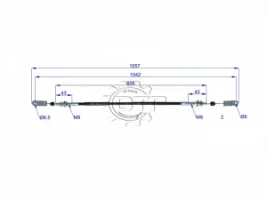 Dây ly hợp xe nâng 3EB-36-51352