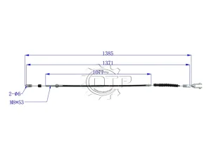 Dây ga xe nâng 3EB-37-31460