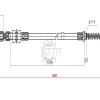 Dây thắng tay xe nâng 47401-23421-71
