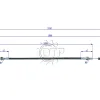 Dây ga xe nâng 91351-51300