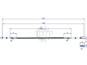 Dây ga xe nâng 91351-51300
