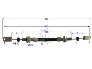 Dây ly hợp xe nâng 91352-70501