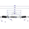 Dây số xe nâng 91A51-04300