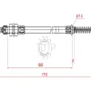 Dây thắng tay xe nâng 91E46-00215
