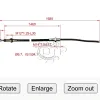 Dây thắng tay xe nâng C-52-11252-14601