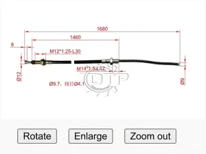 Dây thắng tay xe nâng C-52-11252-14601