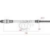 Dây thắng tay xe nâng C-52-13124-24600-S