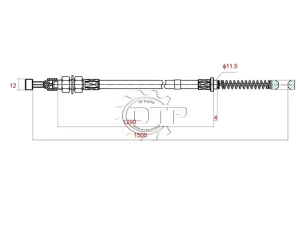 Dây thắng tay xe nâng C-OC-11246-14603