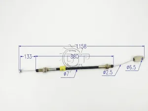 Dây ga xe nâng H12C5-60202