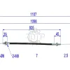 Dây ga xe nâng H24C5-60501