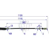 Dây ga xe nâng H25S5-60502