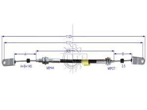 Dây ga xe nâng H97Y5-20012