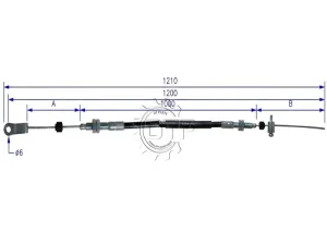 Dây ga xe nâng M30QD643000