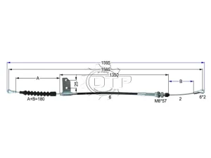 Dây ga xe nâng N121-511000-000